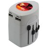 View Image 1 of 3 of DISC BrandCharger® Travel Plug with USB