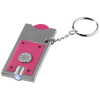 View Image 1 of 2 of DISC Euro-Coin Holder Keyring with Torch