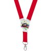 View Image 1 of 7 of Snap Lanyard - Round - Full Colour