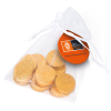 View Image 1 of 2 of DISC Organza Bag - 10 Chocolate Coins