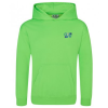 View Image 1 of 3 of AWDis Kids Electric Hoodie - Embroidered