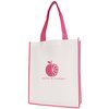 View Image 1 of 2 of Contrast Non-Woven Shopper - Printed