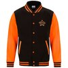 View Image 1 of 5 of DISC AWDis Electric Varsity Jacket - Embroidered