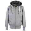 View Image 1 of 4 of DISC AWDis Fur-Lined Zipped Hoodie - Embroidered