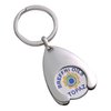 View Image 1 of 1 of Euro Wishbone Trolley Coin Keyring