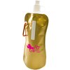 View Image 1 of 3 of 400ml Fold Up Drinks Bottle - Metallic - 3 Day