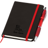 View Image 1 of 4 of Noir A6 Notebook with Curvy Pen - Varnish Print