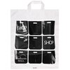View Image 1 of 2 of DISC Biodegradable Flexi-Loop Carrier Bag - White