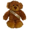 20cm Barney Bear with Sash - Chestnut