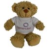 20cm Barney Bear with T-Shirt - Biscuit
