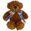 View Image 1 of 2 of 20cm Barney Bear with Bow - Chestnut