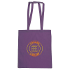 View Image 1 of 2 of DISC Snowdown Coloured Cotton Tote - Full Colour