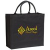 View Image 1 of 3 of Broomfield Cotton Tote Bag - Black - Full Colour