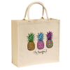 View Image 1 of 2 of Broomfield Cotton Tote Bag - Natural - Digital Print