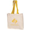 View Image 1 of 14 of DISC Natural Cotton Shopper with Coloured Handles - Landscape