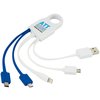View Image 1 of 2 of DISC Squad Charging Cable with Lightning Adapter - Full Colour