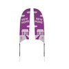 View Image 1 of 2 of 7ft Outdoor Razor Flag - Double Sided