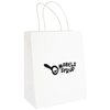 View Image 1 of 1 of DISC Brunswick Paper Bag - White - Medium - 1 Day