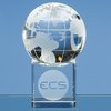 View Image 1 of 1 of 80mm Crystal Globe Award