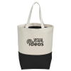 View Image 1 of 3 of DISC Cotton Colour Block Tote