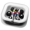 View Image 1 of 2 of DISC Sargas Earbuds with Microphone - Digital Print