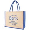 View Image 1 of 3 of Natural Jute Shopper - Colour Trim - 1 Day