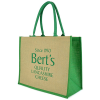 View Image 1 of 3 of Natural Jute Shopper - Colour Trim - 3 Day