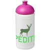 View Image 1 of 1 of DISC 500ml Baseline Water Bottle - Domed Lid - White