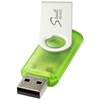 View Image 1 of 6 of DISC 1gb Rotate USB Flashdrive - Translucent