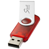 View Image 1 of 6 of 2gb Rotate USB Flashdrive - Translucent