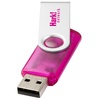 View Image 1 of 6 of DISC 2gb Rotate USB Flashdrive - Translucent - 5 Day
