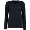 View Image 1 of 1 of Kustom Kit Ladies Arundel V-Neck Sweater - Embroidered