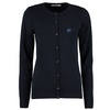 View Image 1 of 1 of Kustom Kit Ladies Arundel Round Neck Cardigan - Embroidered