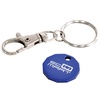 View Image 1 of 5 of £1 Avenue Trolley Coin Keyring - 1 Day