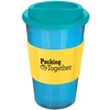 View Image 1 of 1 of DISC Americano Travel Mug - Translucent - Coloured with Grip