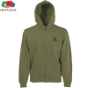 View Image 1 of 2 of Fruit of the Loom Classic Zipped Hoodie - Printed