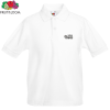 View Image 1 of 1 of DISC Fruit of the Loom Kid's Value Polo Shirt - White - Printed