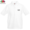 View Image 1 of 1 of DISC Fruit of the Loom Youth Value Polo Shirt - White - Printed