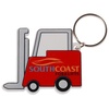 View Image 1 of 1 of Shaped Recycled Keyring - Forklift