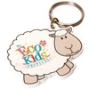 View Image 1 of 1 of Shaped Recycled Keyring - Sheep
