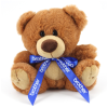 View Image 1 of 2 of 15cm Charlie Bear with Bow - Caramel