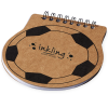 View Image 1 of 2 of DISC Football Shaped Notebook