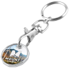View Image 1 of 4 of £1 Trolley Coin Keyring - Digital Print