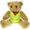 View Image 1 of 2 of 25cm Jointed Honey Bear with Hi Vis Jacket