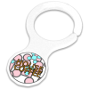 View Image 1 of 1 of Trolley Clip Recycled Keyring