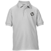 View Image 1 of 3 of DISC Gildan Kid's DryBlend Double Pique Polo Shirt - Coloured - Embroidered