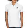 View Image 1 of 4 of Gildan Women's DryBlend Double Pique Polo Shirt - White - Printed