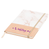 View Image 1 of 2 of DISC Two-Tone Notebook - Marble