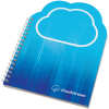 View Image 1 of 2 of A5 Shaped Notebook - Cloud