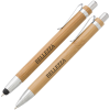 View Image 1 of 7 of Brampton Bamboo Stylus Pen & Pencil Set
